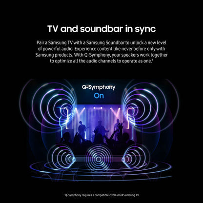SAMSUNG Q990D 11.1.4ch Soundbar w/Wireless Dolby Atmos Audio, Rear Speaker Included, Q-Symphony, SpaceFit Sound Pro, Adaptive Sound, Game Mode Pro with Alexa Built-in, HW-Q990D/ZA