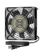 DEWENWILS 120V AC Fan, Waterproof Exhaust Fan 120mm, 13W 2800RPM 60CFM, DIY Cooling Fan for Refrigerator, Computer Case, Compressor Engine, Generator, UL Listed