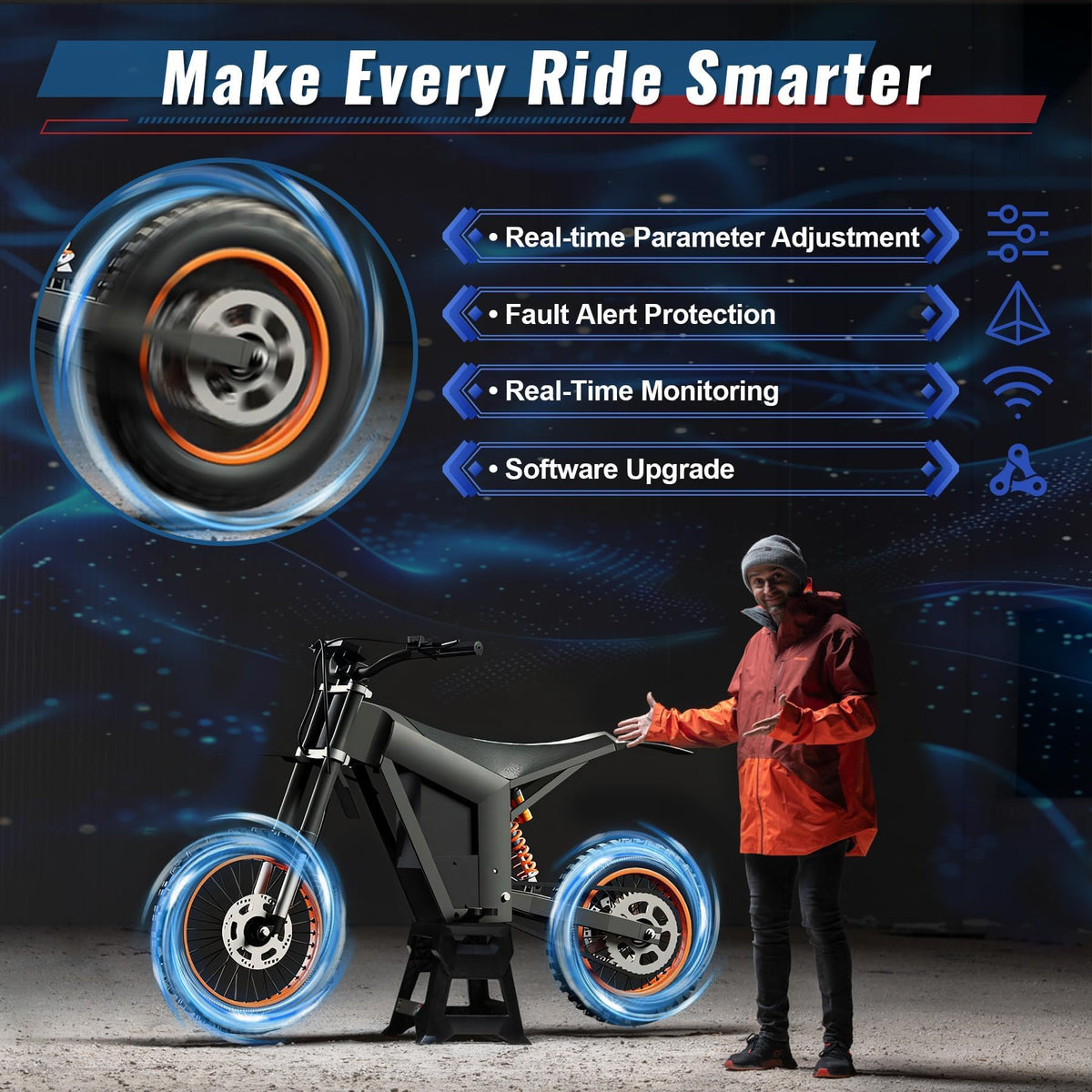 LONGSURE Bluetooth Dongle/Adapter for Ebike Compatible with Fardriver