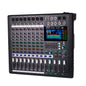 Doslnlya GF8 Pro Multi functional 8-channel Audio Mixer, Bluetooth DJ Mixing Console -7-level Stage Equalizer, 99 Sound Effects, Stage Independent Mute, Karaoke, Wedding Scene, Party DJ Mixer