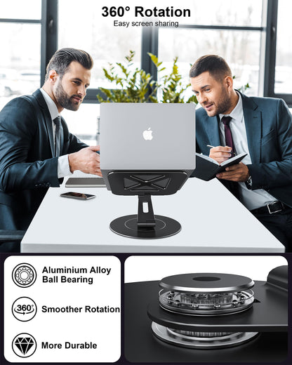 LOXP Ultra-Stable Laptop Stand for Desk with Larger Base