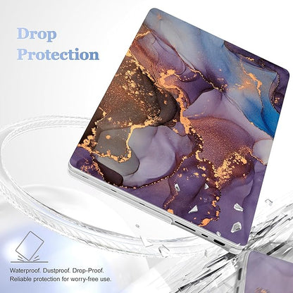 for MacBook Pro 16 inch Case 2021 2022 2023 2024 Release A3186 A3403 M4 A2991 M3 A2780 M2 A2485 M1 Pro/Max, Hard Shell Case with Screen Protector & Keyboard Cover, Abstract Art