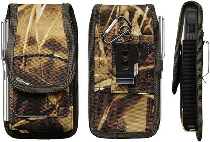 Njjex Phone Holster for Samsung Galaxy Note 20 Ultra Note 10 9 8 S25 Ultra S24 S23 S22 S21+ S20 S10 A14 A15 A16 A36 A35 5G Moto G 5G G Stylus 2025 Nylon Cell Phone Belt Clip Holder Pouch Carrying Case