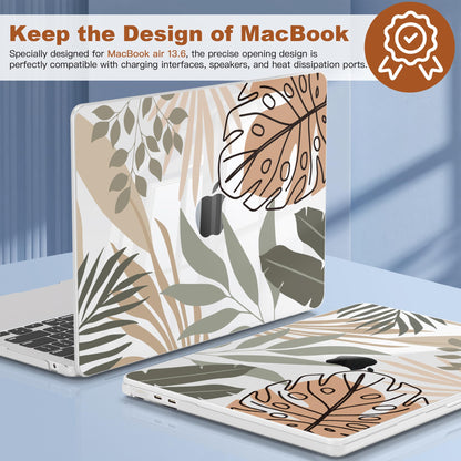 CISSOOK Compatible with MacBook Air 13.6 inch Case M2 M3 M4 M5