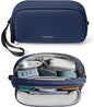 tomtoc Electronic Organizer Travel Case, Water Resistant Dual Compartment Tech Pouch Cable Organization Storage Bag for Charger, Cord, Phone, Hard Drive, Power Bank, Accessories Travel Essentials