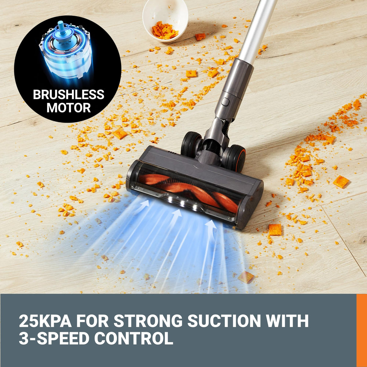 WORX Cordless Stick Vacuum, 20V Handheld Vacuum Cleaner, WX038L.1