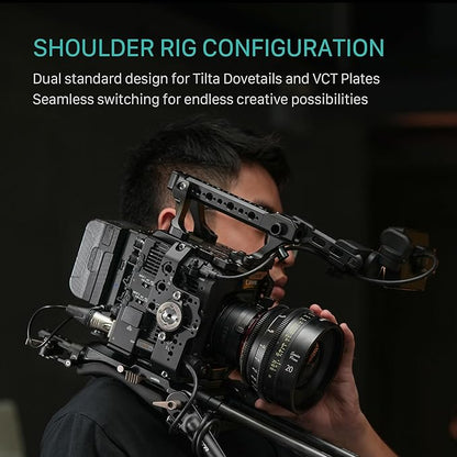 Tilta Camera Cage Advanced Kit for Canon C400 | Includes Full Cage, Rear Accessory Plate, Top Handle Extension, Shoulder Baseplate & More | Arri Rosette, NATO Rail, 3/8"-16 & 1/4"-20
