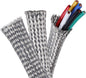 Tinned Copper Metal Braid Sleeving Wire Shielding Sleeve Braided Copper Ground Straps EMI/RFI Interference Expandable Flat Mesh Shielding Cable for Protect Wire (1/2inch-13ft)