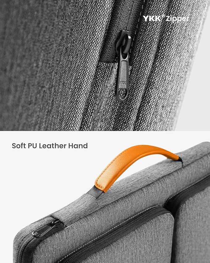 tomtoc 360 Protective Laptop Sleeve for 2026 14-inch MacBook Pro M5/M4/M3/M2 Pro/Max A3426 A3434 A3401 2026-2021, 13.5-14.4 Inch Surface Laptop 7/6/5/Studio 2/1, Water-Resistant Carrying Case
