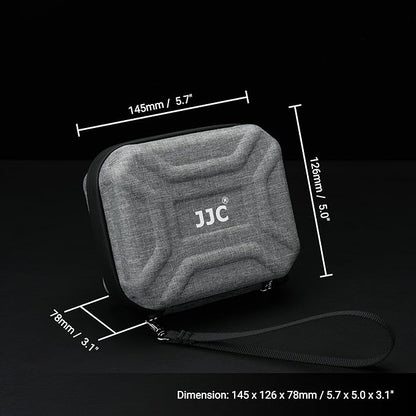 JJC Durable Lens Filter Pouch Case for 10 Circular Filters Up to 95mm 82mm, Dustproof & Water-Resistant Camera Lens Filter Storage Wallet for ND UV CPL Filter