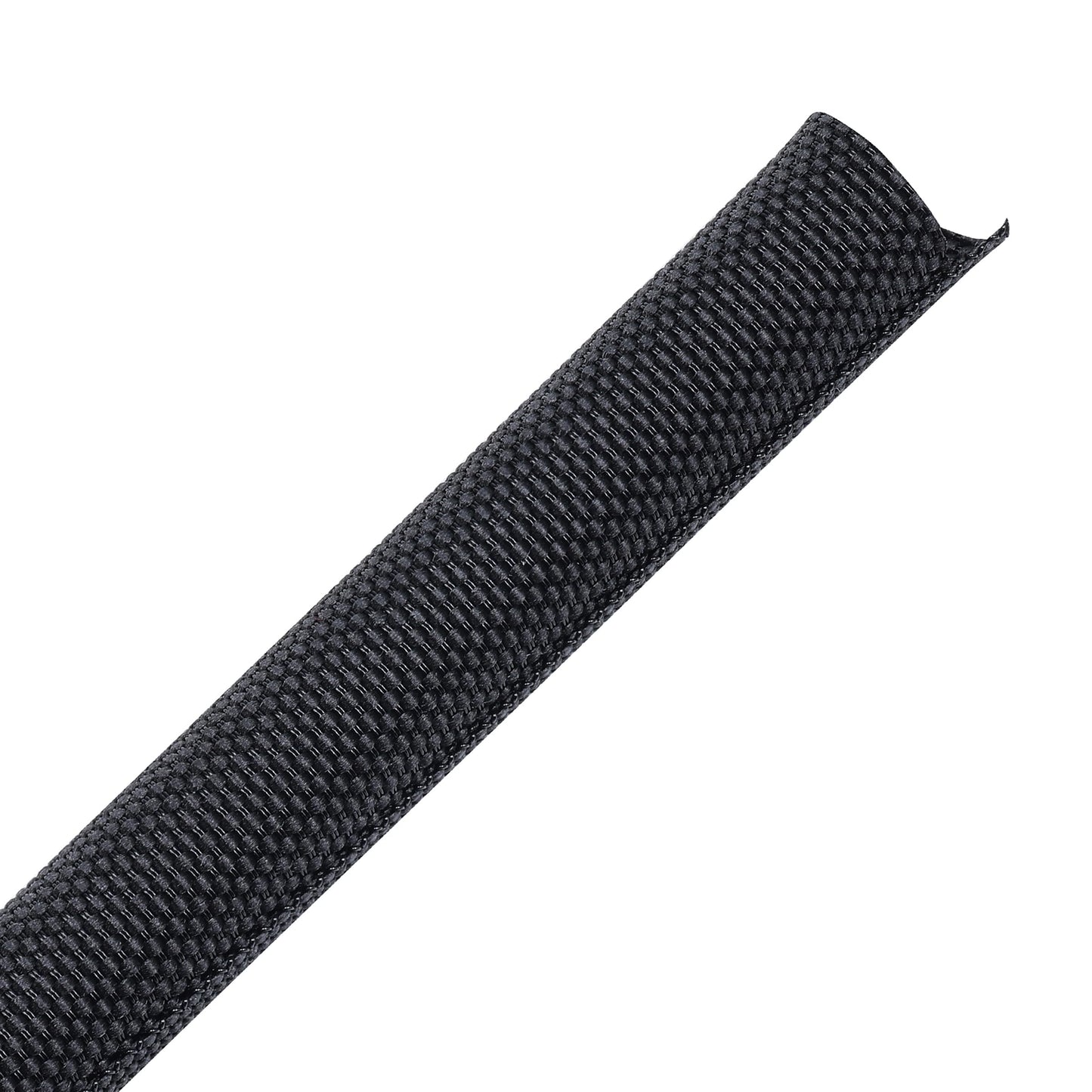 Automotive Wire Sheathing Split Wire Loom Braided Mesh Woven Cable Sleeve for Wires/Cable Cord Protector (3/8" - 18 Feet)