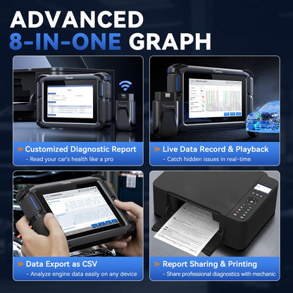 Bidirectional Scan Tool VDIAGTOOL VD70S, Wireless Diagnostic 39+ Resets