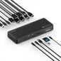 Kensington SD5910T DisplayLink Docking Station Thunderbolt 4, Quad 4K for MacBook Pro/Air M1/M2/M3/M4 with Pro and Max Chipsets, 100W PD, HDMI/DP/TB4, SD/Micro SD Card Slots (K35233NA), Black