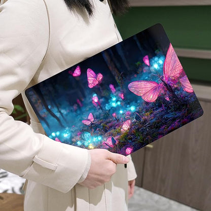 MEEgoodo for M4/M3/M2 MacBook Air 15.3 inch Case 2025 2024 2023, Case Fit Model (A3241/A3114/A2941) for MacBook Air 15 inch, Laptop Hard Shell with Keyboard Cover, Fantasy Forest
