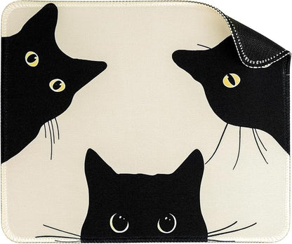 Funny Mouse pad Square Cute Mouse Mat for Wireless Mouse Small Office Computer Mousepad for Desk Mat Laptop with Non-Slip Rubber Base (3 Pack)