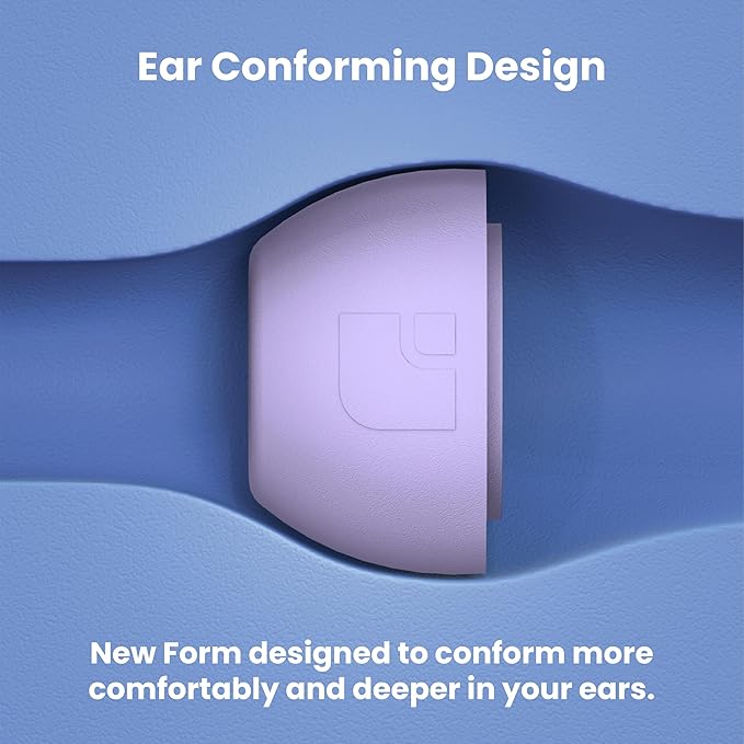 Foam Masters Ultra-Premium Memory Foam Ear Tips for AirPods Pro 1st & 2nd Gen | 3 Pairs | Black Magic Ver 6.0 | Secure | Comfort | Better Noise Cancel | Replacement Buds – Lilac Purple, Assorted S/M/L