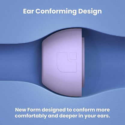 Foam Masters Ultra-Premium Memory Foam Ear Tips for AirPods Pro 1st & 2nd Gen | 3 Pairs | Black Magic Ver 6.0 | Secure | Comfort | Better Noise Cancel | Replacement Buds – Lilac Purple, Assorted S/M/L