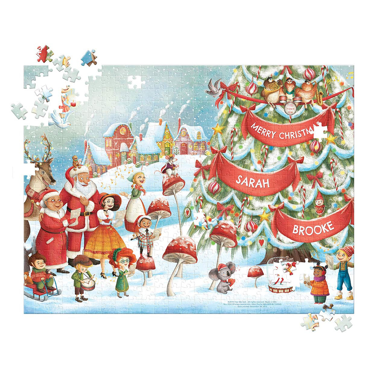 Holiday Photo Personalized Puzzle - 500 Pieces - I See Me!