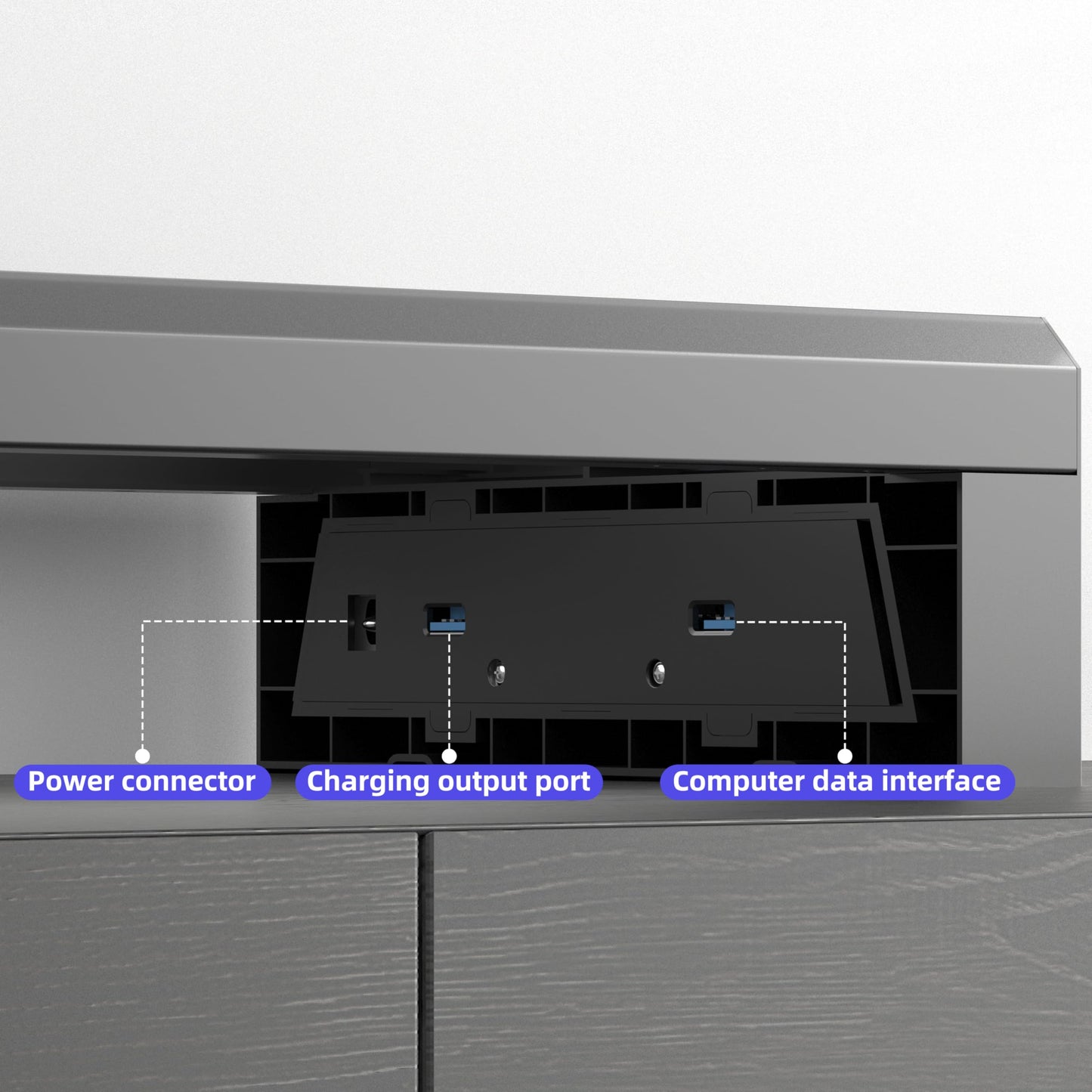 Computer monitor stand (USB Hub Fast Charging Version, Two-layer 550mm)