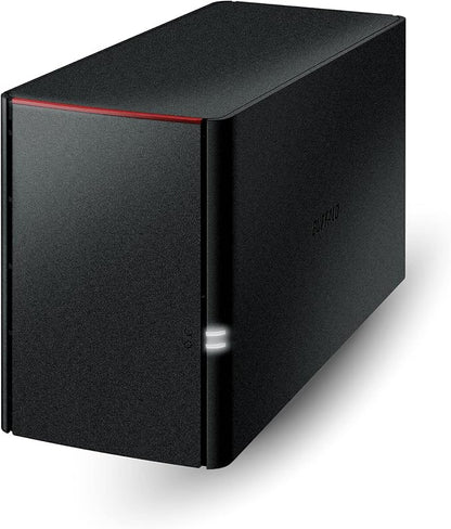 BUFFALO LinkStation 220 8TB 2-Bay NAS Network Attached Storage with HDD Hard Drives Included NAS Storage that Works as Home Cloud or Network Storage Device for Home