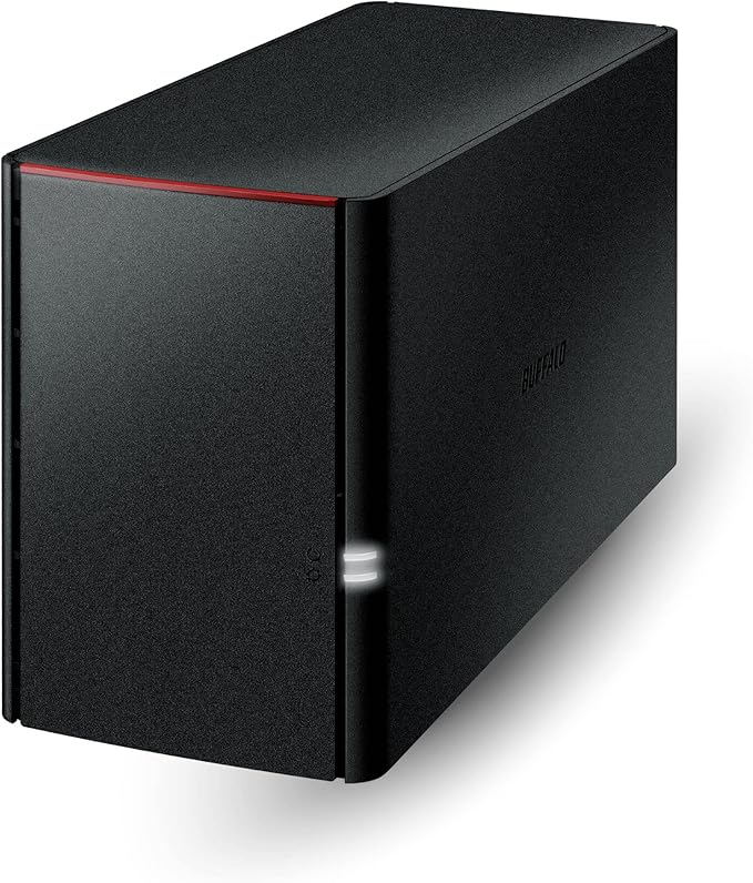BUFFALO LinkStation SoHo 220 2-Bay Personal Cloud Office NAS 12TB (2x6TB) with Hard Drives Included