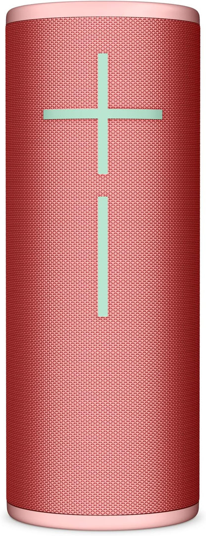 Ultimate Ears Boom 4 Portable Waterproof Bluetooth Speaker with 360-Degree Immersive Sound, Outdoor Floating Speaker, 15-Hour Battery, 147ft Range - Red