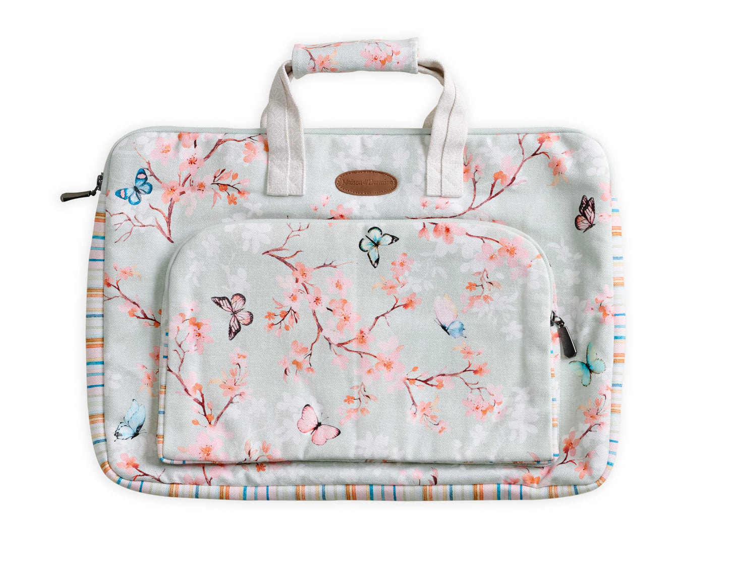 Maison d' Hermine Laptop Bag with Front Pocket Upto 15.5 inch Laptop Tablet