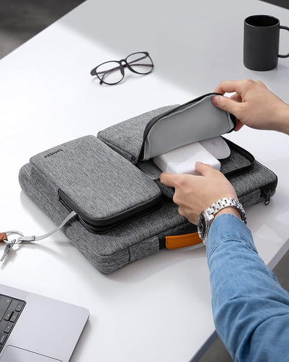 tomtoc 360 Protective Laptop Sleeve for 2026 14-inch MacBook Pro M5/M4/M3/M2 Pro/Max A3426 A3434 A3401 2026-2021, 13.5-14.4 Inch Surface Laptop 7/6/5/Studio 2/1, Water-Resistant Carrying Case