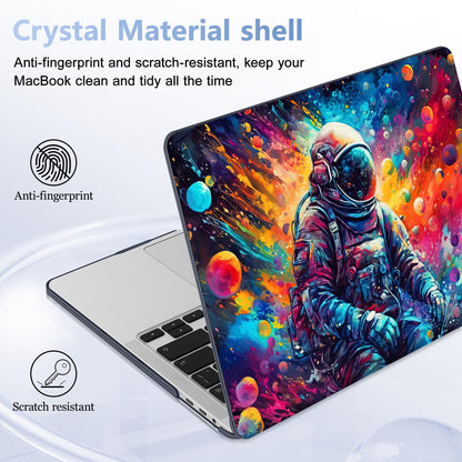 Lepeoac for MacBook Pro 16 inch Case 2019 2020 Release Model A2141, Plastic Hard Shell Cover with Keyboard Cover & Screen Protector for MacBook Pro 16 inch with Touch Bar & Touch ID - Astronaut