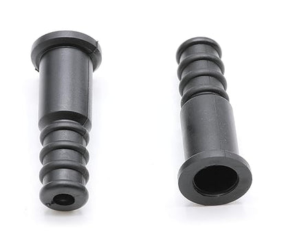 THE CIMPLE CO Coaxial Cable Weather Boot - RG6 Connectors RG59 Ends Coaxial Boots - Weatherproof (Black) - Pack of 4