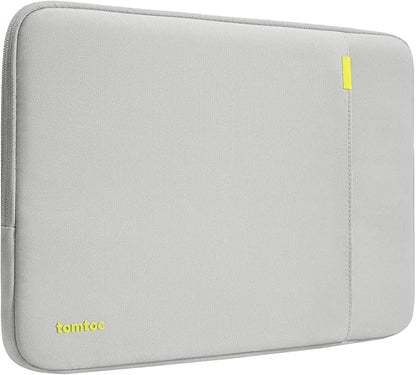 tomtoc 360 Protective Laptop Sleeve for 14-inch MacBook Pro M4/M3/M2/M1 Pro/Max A3112 A3401 A3185 A2992 A2918 A2779 2024-2021, Water-Resistant Case Bag with Accessory Pocket for 13.8 Surface Laptop 7