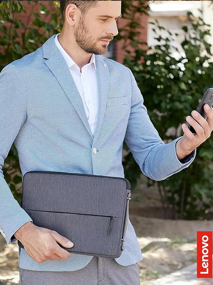 Lenovo Urban Laptop Sleeve 13 Inch for Laptop/ Notebook/Tablet Compatible with MacBook Air/Pro Water Resistant - Charcoal Grey