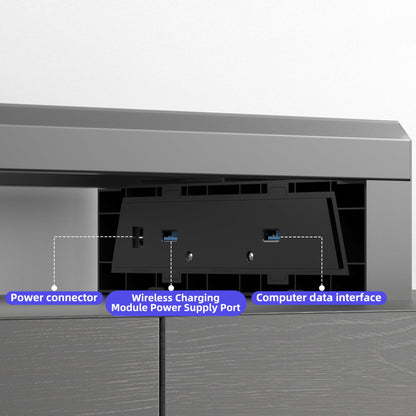 GECKOSTROLL Computer monitor stand (Wireless Charging, Two-layer 700mm)
