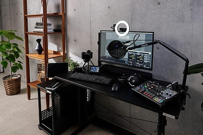 Yamaha AG08 Black 8-Channel Live Streaming Loopback Mixer/USB Interface with Steinberg Software Suite