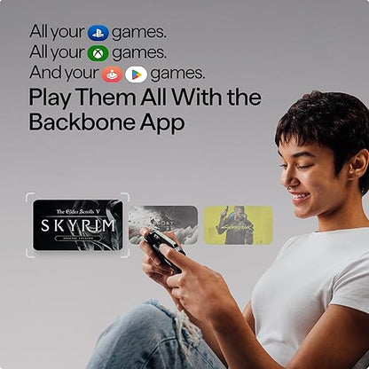 BACKBONE One Mobile Gaming Controller for iPhone (Lightning) - PlayStation Edition - 1st Gen - Turn Your iPhone into a Gaming Console - Play Xbox, PlayStation, Call of Duty, Roblox, Minecraft & More