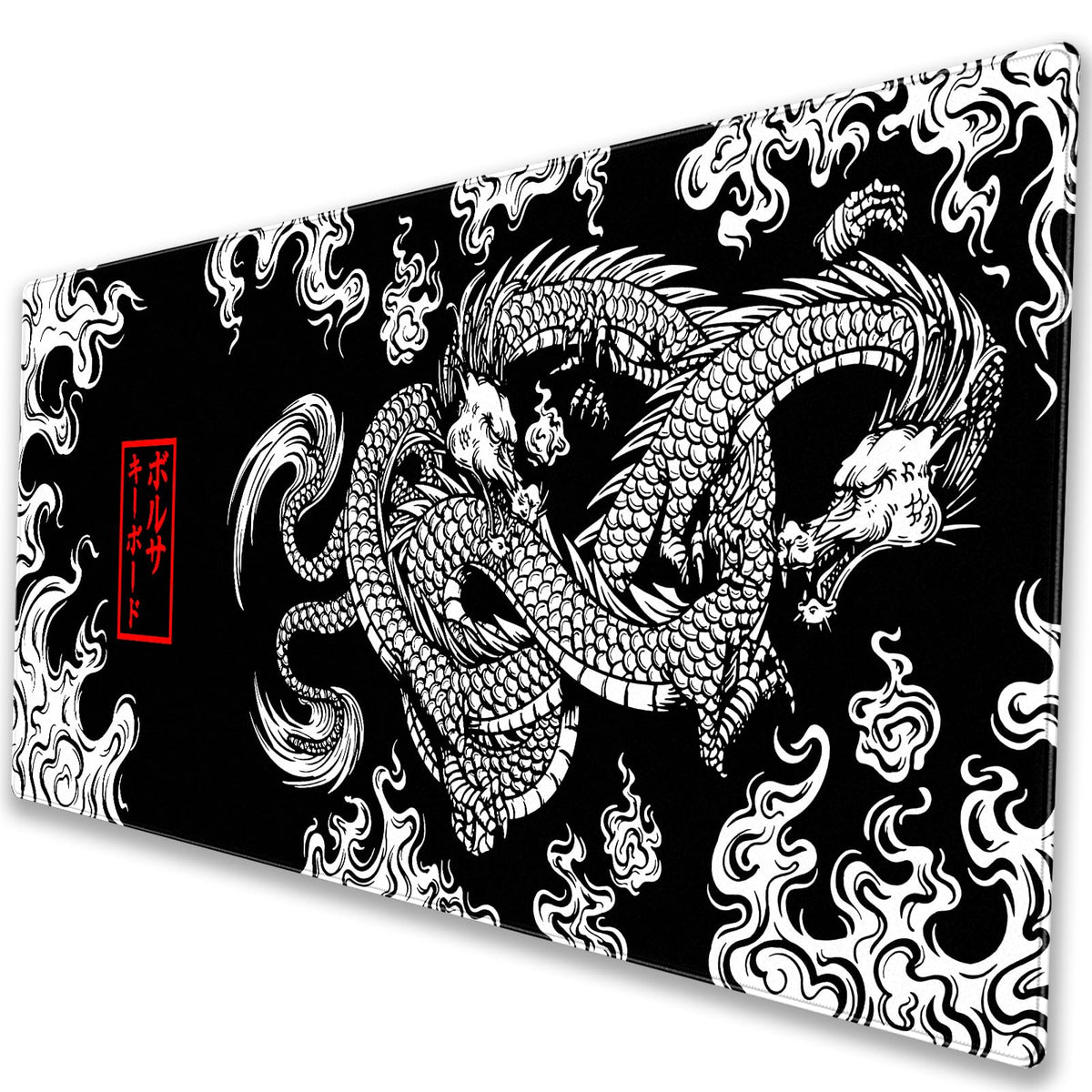 Cindasun Japanese Dragon Desk Mat XL Extended Gaming Mouse Pad Computer Mat