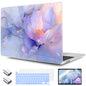 TWOLSKOO Compatible with MacBook Pro 13 inch Case 2023-2016 A2338 M2/M1 A2251 A2289 A2159 A1989 A1706, Plastic Hard Shell Cover & Keyboard Skin & Screen Protector, Colorful Hydrangea