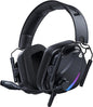 HW12 Gaming Headset for PC,PS5,PS4,Xbox One,Switch,Gaming Headphones with Microphone Wired Headset with 3.5mm Audio Jack(Black)