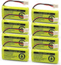 BT183342/BT283342 2.4V 800mAh Ni-MH Battery Compatible with AT&T VTech Cordless Phone Batteries BT166342/BT266342 BT162342/BT262342 CS6709 CS6609 CS6509 CS6409 EL52100 EL50003 (Pack 8)