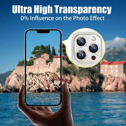 AGVEE 3+3 6 Pack for iPhone 15 Pro & Max Camera Lens Protector Cover