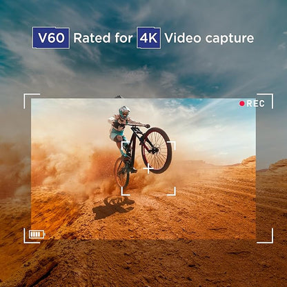 Integral 128GB UHS-II SD Card V60 Up to 300MB/s Read and 100MB/s Write Speed SDXC Professional High Speed Memory Card