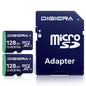 DIGIERA 128GB CT100 microSDXC UHS-I Memory Card with Adapter - up to 100MB/s, C10, U3, V30, 4K UHD, A2, Micro SD Card for Smartphones, Tablets, Cameras, Gaming Consoles, and Drones (2 Pack)