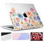 TWOLSKOO for MacBook Air 15 inch Case 2026 2025 2024 2023 Release M5 A3448 M4 A3241 M3 A3114 M2 A2941, Plastic Hard Shell & Screen Protector & Keyboard Cover & Type C Adapter, Graphite Marble