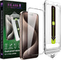 [2-Pack Ultra HD Clear Screen Protector for iPhone 16 Pro Max (6.9-Inch),9H Tempered Glass,Full Coverage,Anti-Fingerprint,Auto Dust Removal,Bubble-Free,Easy Installation