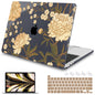 Mektron Designed Case for MacBook Pro 16 Inch A2141 Cover 2019 Release 16" with Liquid Retina Display/Touch ID, Plastic Hard Shell with Keyboard Skin & Screen Protector, Butterfly Flower C077