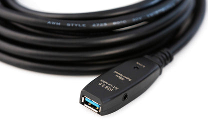 MutecPower 16 Feet Active USB Extension Cable 3.0 Male to Female with A Extension chipset Signal Booster - Active Extension/Repeater Cord 5 Meters / 16 Feet