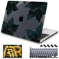 Mektron Designed Case for MacBook Pro 16 Inch A2141 Cover 2019 Release 16" with Liquid Retina Display/Touch ID, Plastic Hard Shell with Keyboard Skin & Screen Protector, Butterfly Flower C077