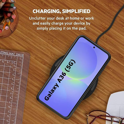 Battery Case for Galaxy A36/A56,Enhanced 10000mAh Portable Protective Wireless Charging Case Support Carplay Compatible with Galaxy A36/A56(6.7 inches),Rechargeable Extended Battery Charger Case-Black