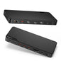 MOKiN Thunderbolt 4 Dock - 16 Ports, Laptop Docking Station Dual Monitor for MacBook, Docking Station 3 Monitors for Windows with 150W DC Power,TB4 Cable,2.5 Gigabit Ethernet（Thunderbolt™ Certified）