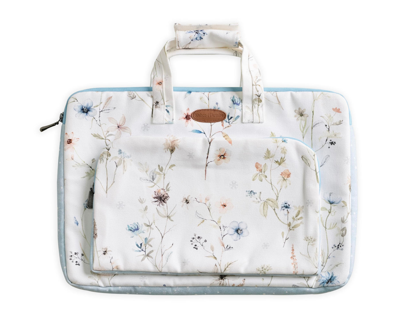 Maison d' Hermine Laptop Bag with Front Pocket Upto 15.5 inch Laptop Tablet